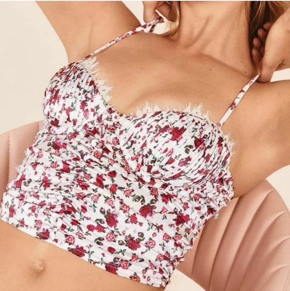 For Love And Lemons Melrose Bustier Top Large